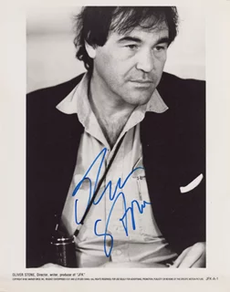 Oliver Stone autograph