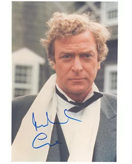 Michael Caine autograph