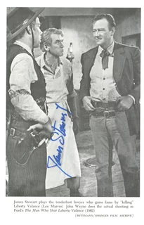 James Stewart autograph