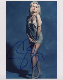 Sharon Stone autograph