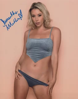 Samantha Mathias autograph