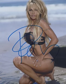 Pamela Anderson autograph
