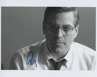 George Clooney autograph