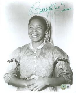 Butterfly McQueen autograph