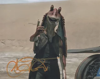 Ahmed Best autograph