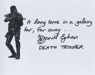 Daniel Eghan autograph