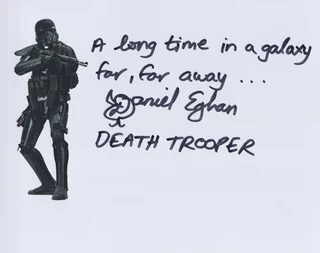 Daniel Eghan autograph