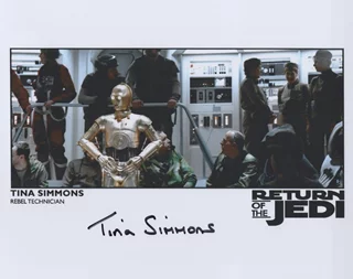 Tina Simmons autograph