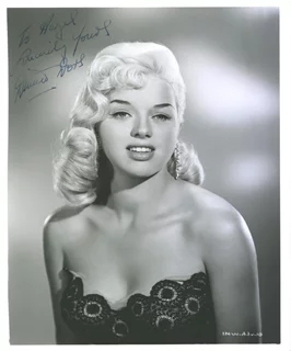 Diana Dors autograph Diana Dors autograph