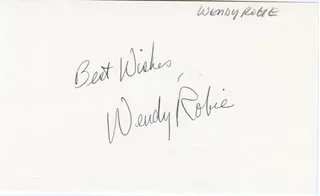 Wendy Robie autograph