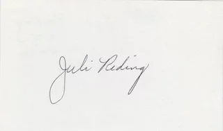 Juli Reding autograph