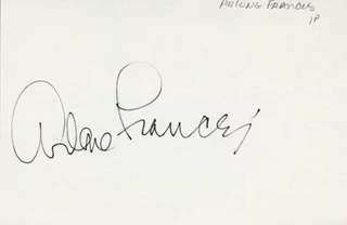 Arlene Francis autograph