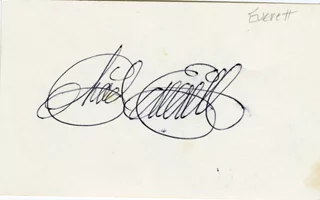 Chad Everett autograph