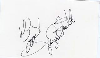 Jaclyn Smith autograph