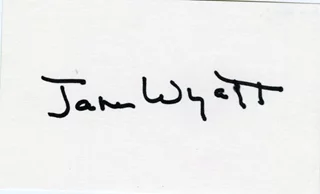 Jane Wyatt autograph