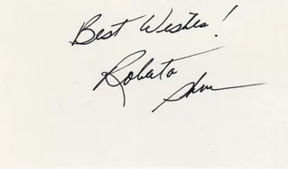 Roberta Shore autograph