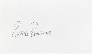 Estelle Parsons autograph