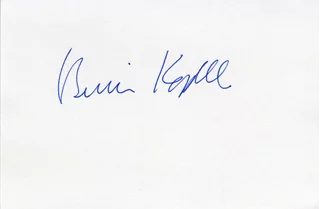 Bernie Kopell autograph