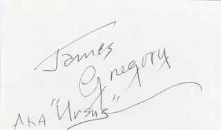 James Gregory autograph