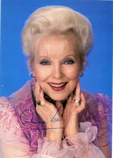 Anna Lee autograph