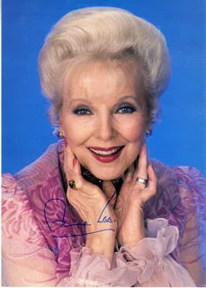 Anna Lee autograph