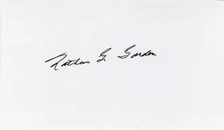 Nathan Gordon autograph