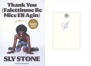 Sly Stone autograph