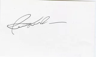 Patrick Wayne autograph