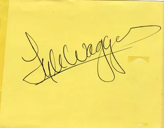 Lyle Waggoner autograph