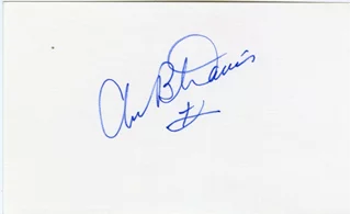 Ann B. Davis autograph