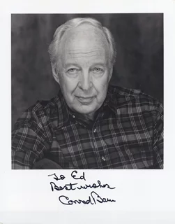 Conrad Bain autograph