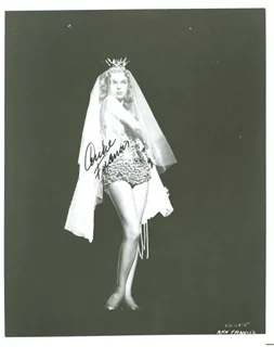 Anne Francis autograph