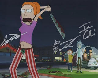 Rick and Morty autograph
