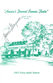 Janet Gaynor autograph