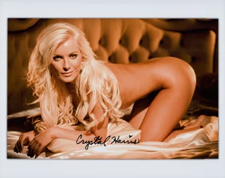 Crystal Harris autograph