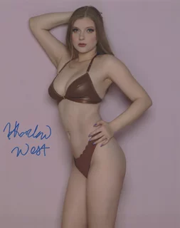 Harlow West autograph