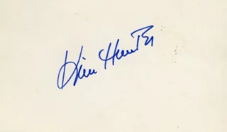 Kim Hunter autograph
