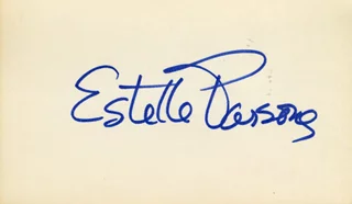 Estelle Parsons autograph