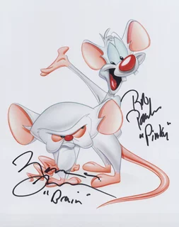 Pinky and the Brain autograph
