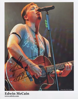 Edwin McCain autograph