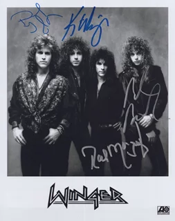 Winger autograph