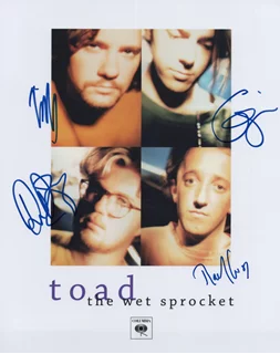 Toad the Wet Sprocket autograph