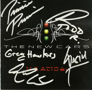 The New Cars autograph
