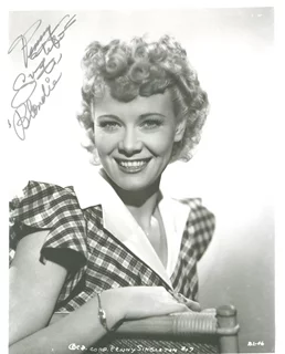 Penny Singleton autograph