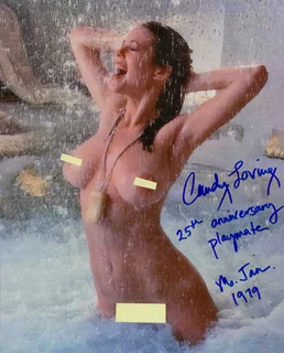 Candy Loving autograph