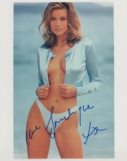 Frederique Van Der Wal autograph