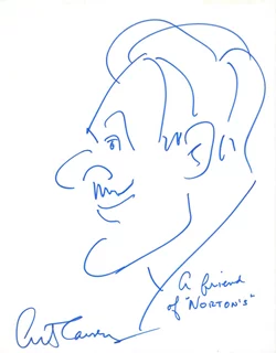 Art Carney autograph