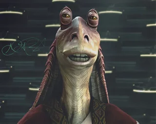 Ahmed Best autograph