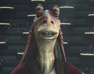 Ahmed Best autograph