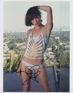 Milla Jovovich autograph